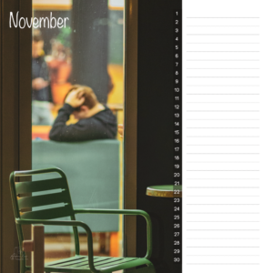 streetfoto kalender immerwährend bunt 12
