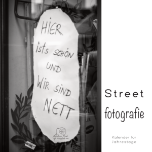 streetfoto kalender immerwährend sw 1